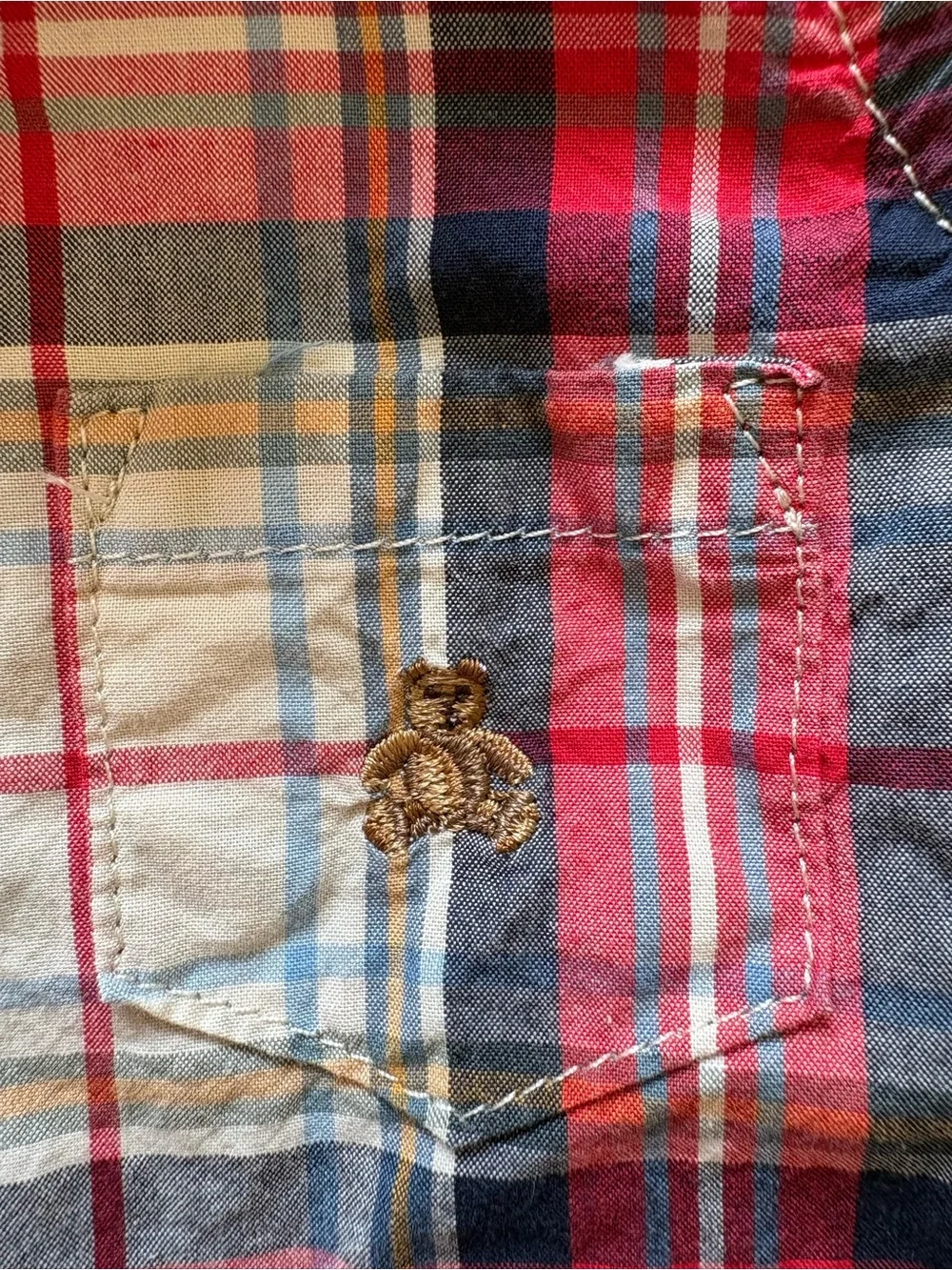 BabyGAP Plaid Button Up Shirt and Olive Cargo Pants Set - size 0-3